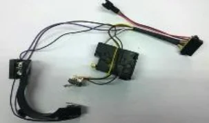 Serwomechanizm LOB 8000 zamek Euro (gruby), silnik + czujnik - sztywna klamka