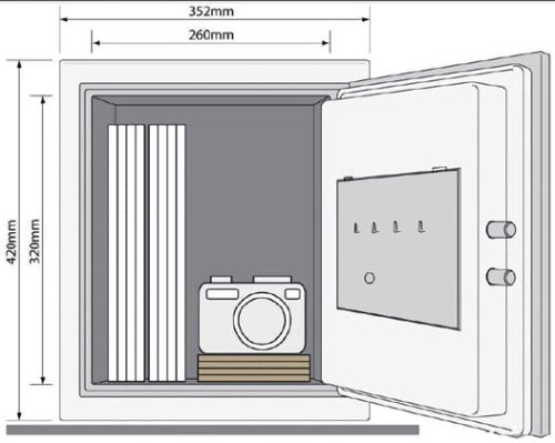 Sejf Yale YFM biurowy XL  YFM/420/FG2/B