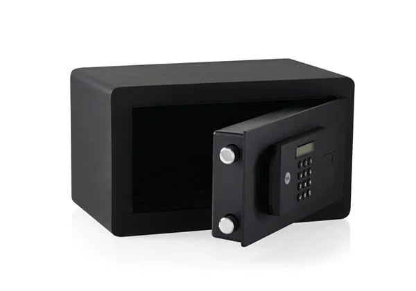 Sejf YALE kompaktowy o wysokim poziomie zabezpieczenia z czytnikiem biometrycznym YSFB/200/EB1