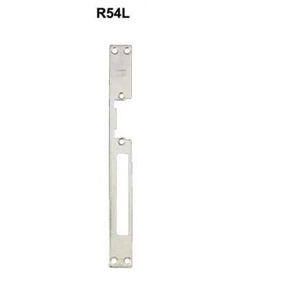 Zaczep płaski R54L długa do elektrozaczepu RE54 szer.25 mm