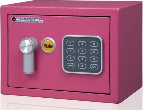 Sejf podstawowy YALE mini różowy YSV/170/DB2/P